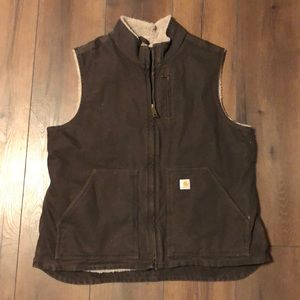 Carhartt brown insulated Vest
